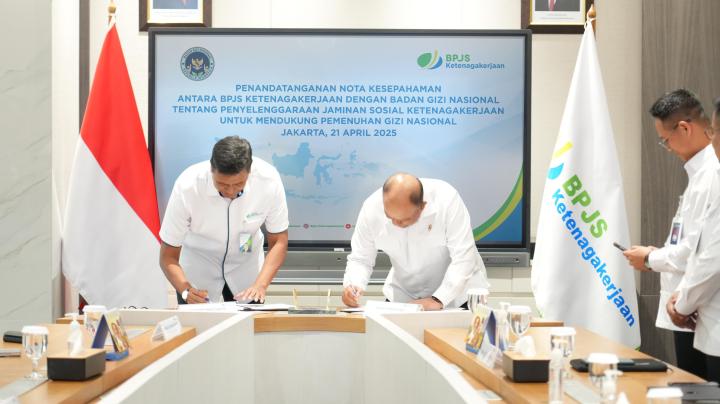Dukung Program Pemerintah, BPJS Ketenagakerjaan dan BGN Sepakat Lindungi Seluruh Pekerja Di Ekosistem MBG