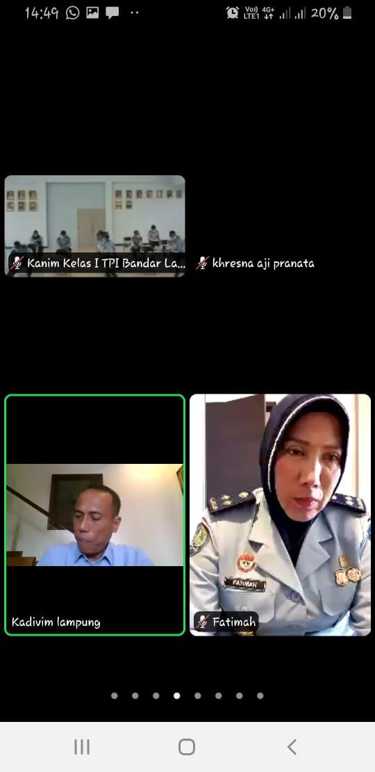 Virtual Meeting Room: Tindaklanjuti PPKM Darurat, Kadiv Keimigrasian Pastikan Kanim Berkoordinasi Dengan Pemerintah Setempat