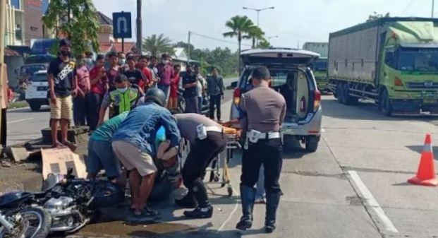 Tragis! Mahasiswi Tewas Terlindas Truk di Natar Lampung Selatan
