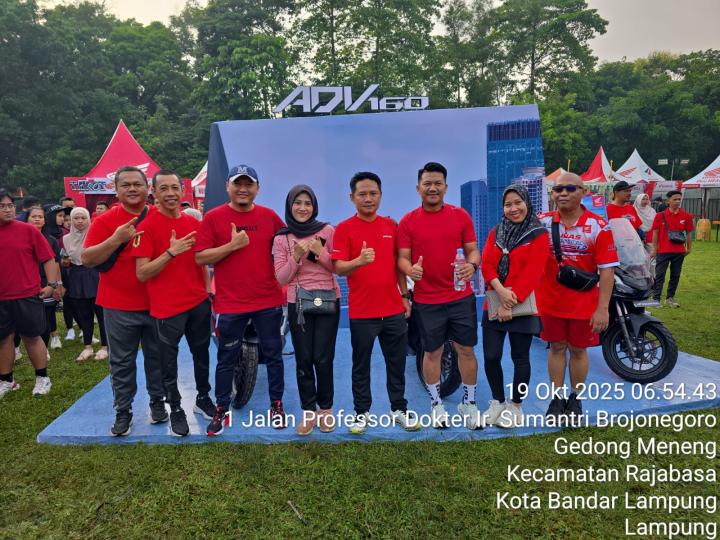 TDM Kota Agung Ikut Memeriahkan Launching Honda ADV 160 di Unila 