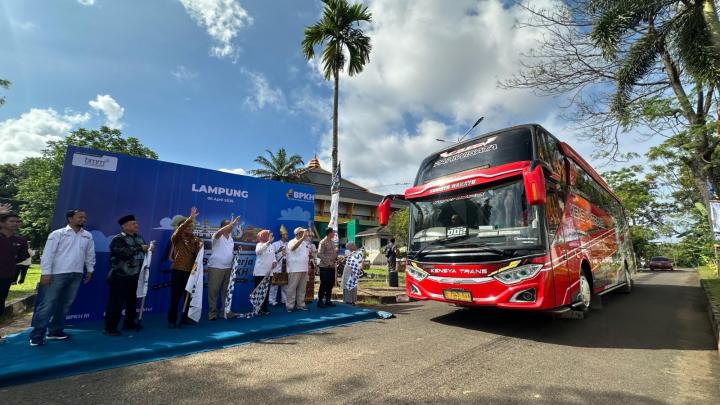 355 Pemudik Asal Lampung Ikuti Balik Gratis Bareng BPKH