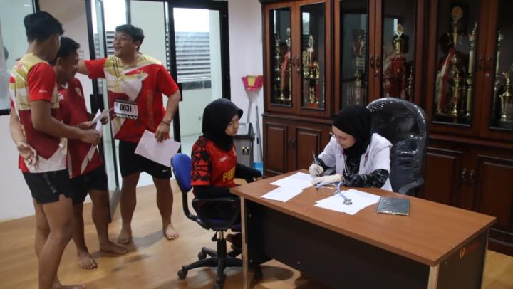 KONI Lampung Gelar Tes Fisik untuk Sembilan Cabor Beladiri Jelang PON 2025