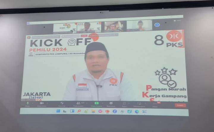 Pesan Ketua PKS Lampung Untuk Memenangkan Pemilu 