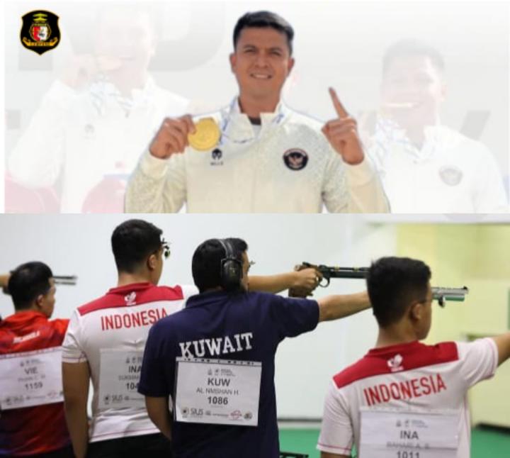 Atlet Perbakin Lampung Raih Medali Emas pada Ajang Sea Games Thailand 2025