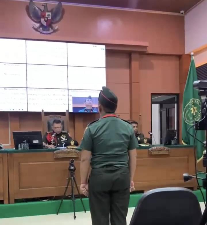 Pengadilan Militer Palembang Vonis Mati Kopda Bazarsah dalam Kasus Penembakan Tiga Polisi di Way Kanan