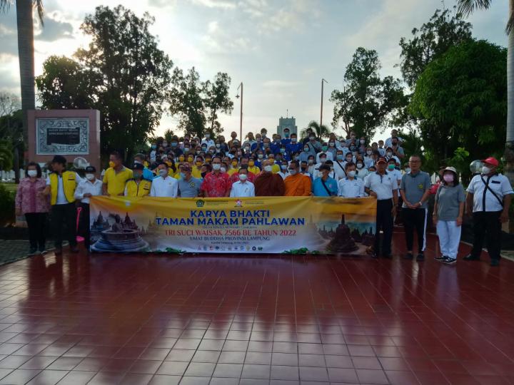 Waisak 2022, Umat di Lampung Junjung Tinggi Kebersamaan