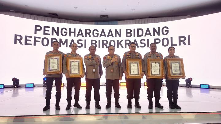 Pacu Semangat Integritas, Lima Polres di Lampung Raih Penghargaan Kapolri   