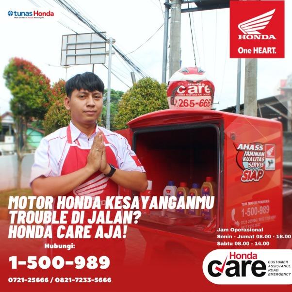 Honda Care, Teman Perjalanan Disegala Situasi 