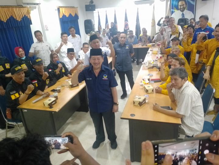 Konsolidasi Relawan Anies Baswedan Dengan DPW Partai Nasdem Lampung