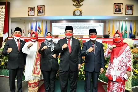Ketua DPRD Lampung Membuka Paripurna Istimewa Dalam Rangka Peringatan HUT RI Ke-77