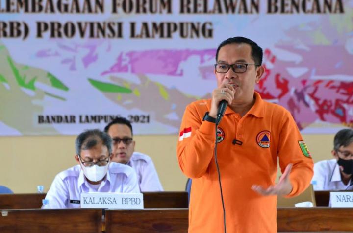 Legislator Demokrat Jadi Ketua Pengurus Forum Relawan Bencana Provinsi Lampung