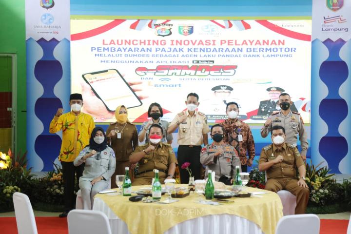 Dukung Program Gubernur Lampung, Bupati Musa Ahmad Target 2022 Samsat Desa e-Samdes Masuk di 311 Kampung di Lamteng