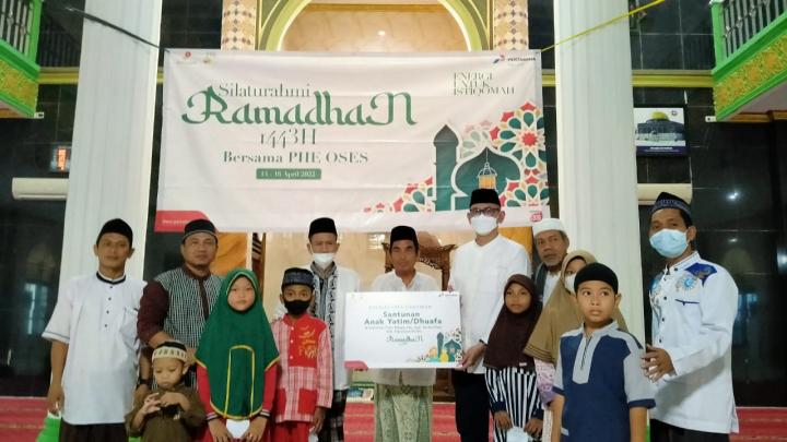 Safari Ramadhan PHE OSES 2022,Berikan Santunan Untuk Anak Yatim dan Dhuafa di Kepulauan Seribu