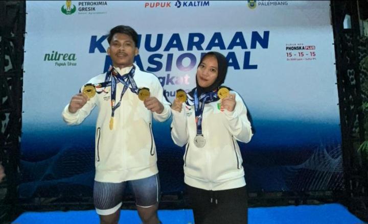 Hari Pertama Kejurnas Angkat Besi 2026, Lampung Unggul Lewat 5 Medali Emas