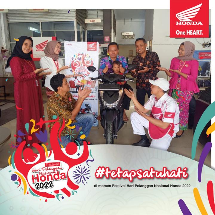 Peringati Hari Pelanggan Nasional Honda Jaya Motor Kalirejo Bikin Aksi Berbagi Bersama KonsumenÂ 