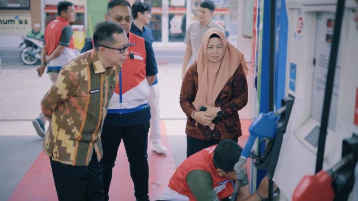 Tingkatkan Pengawasan, Pertamina Patraniaga Regional Sumbagsel Lakukan Uji Tera di SPBU Lampung 