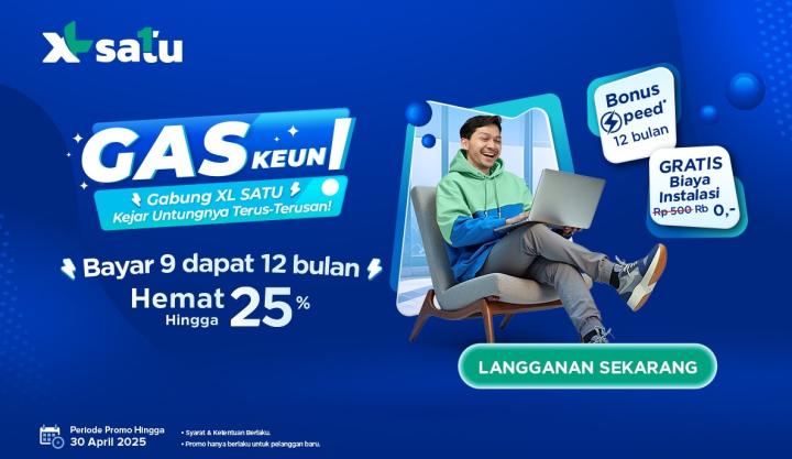 XL SATU Hadirkan Penawaran Spesial April, Internet Kencang, Bonus Berlimpah, dan Tagihan Lebih Ringan