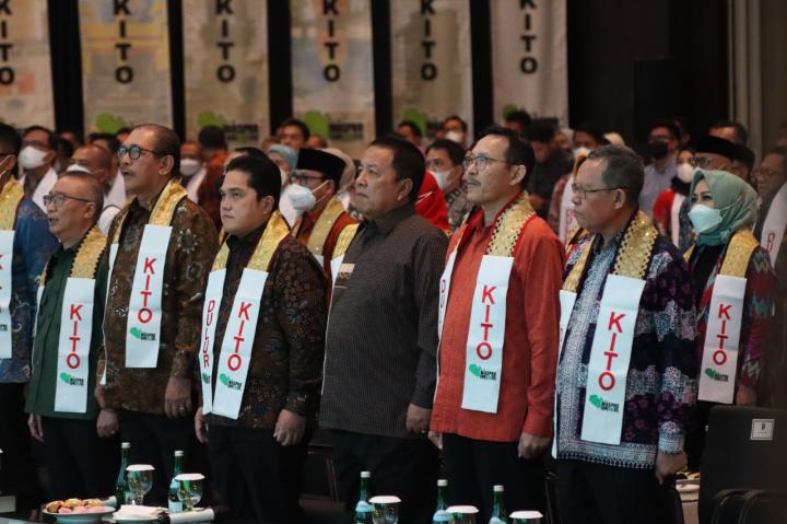 Menteri BUMN Erick Thohir Bersama Gubernur Lampung Arinal Djunaidy Hadiri di Seminar Nasional Maspro