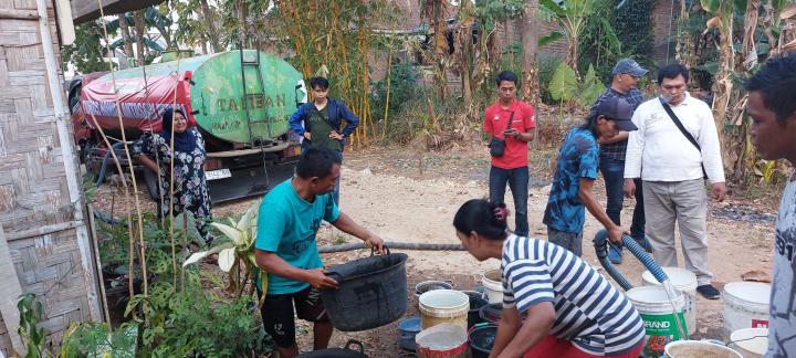 TDM Antasari Berikan Bantuan Air Bersih 