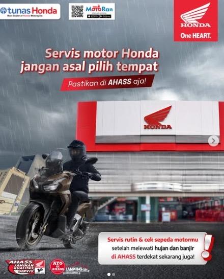 Astra Motor Natar Imbau Konsumen: Servis Motor Honda Jangan Asal Pilih Tempat, Pastikan di AHASS!   
