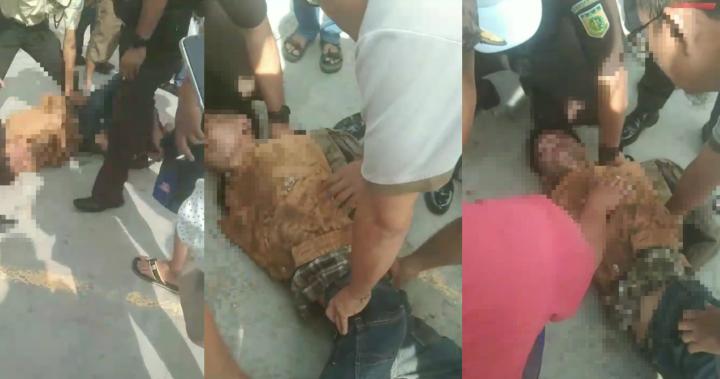 Kepergok Curi Motor di Bandar Lampung, Terduga Pelaku Babak Belur Dihajar Warga