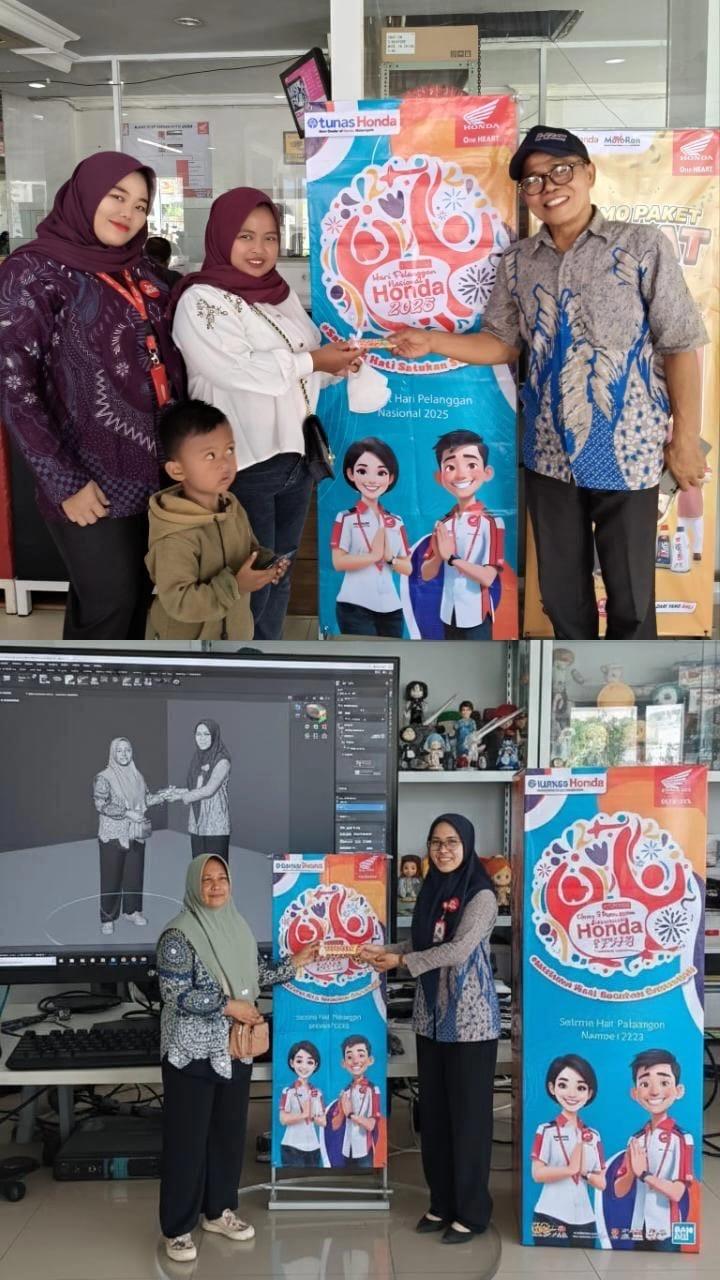 Harpelnas 2025 Istana Motor Bandar Jaya Berbagi Hadiah Dengan Konsumen DI Dealer Istana Motor Bandar Jaya