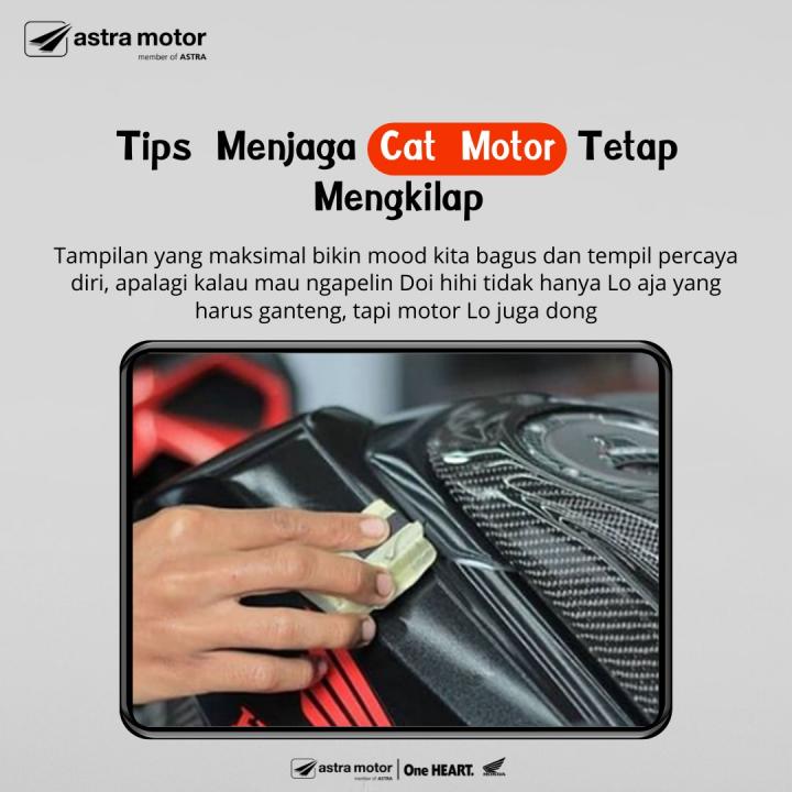 Tips Menjaga Cat Motor Tetap Mengkilap