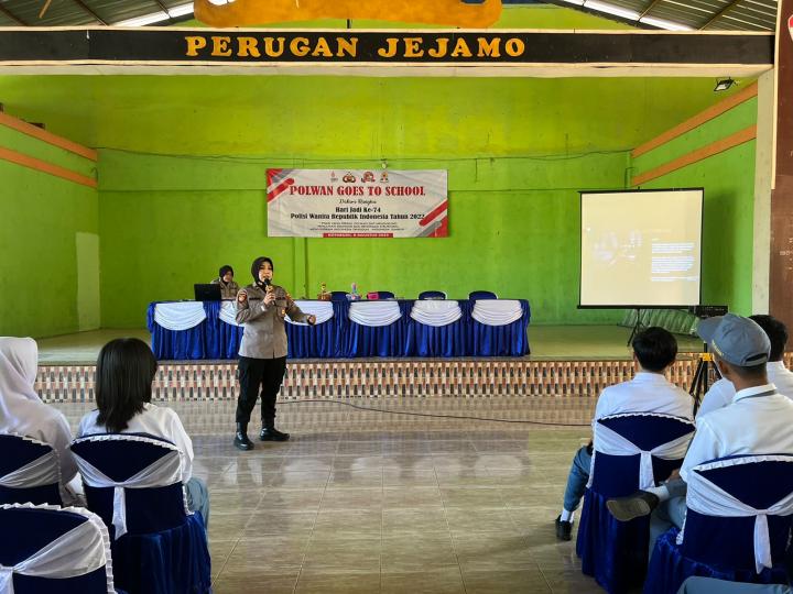 Goes To School, Polwan Polres Lampung Utara