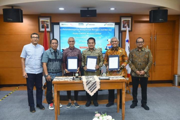 Tingkatkan Kehandalan Pasokan Gas Bumi Jawa Timur, Jawa Tengah dan sekitarnya, PGN Grup dan HCML Tandatangani Kesepakatan Lapangan 3M