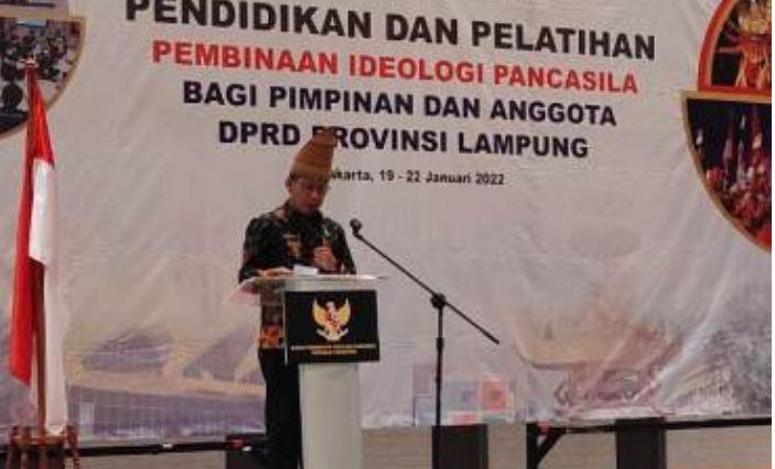 Kolaborasi Bersama BPIP, DPRD Lampung Role Model Diklat Pertama di Indonesia