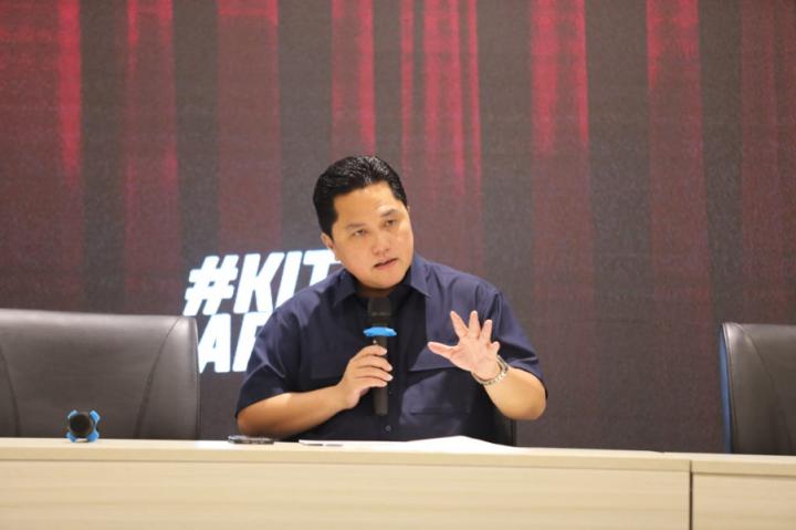 Erick Thohir Belum Mau Respons Kabar Naturalisasi Cyrus Margono