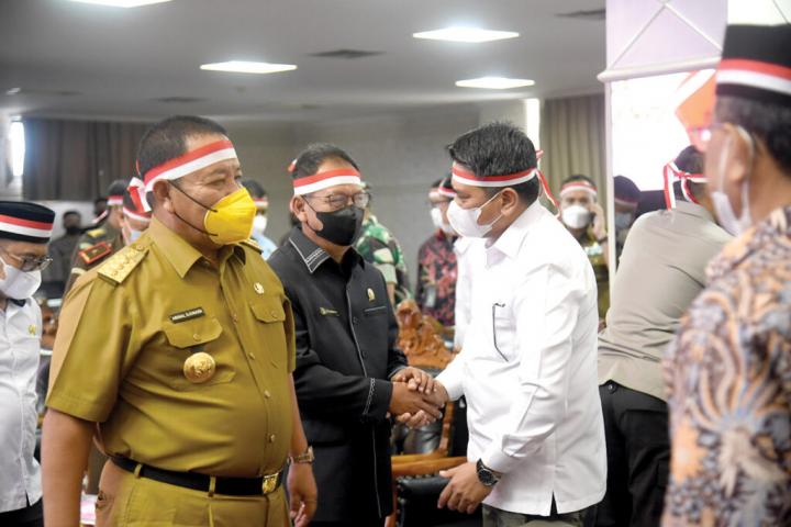 Mingrum Gumay Hadiri Silaturahmi Kebangsaan dan Ikrar Setia kepada NKRI