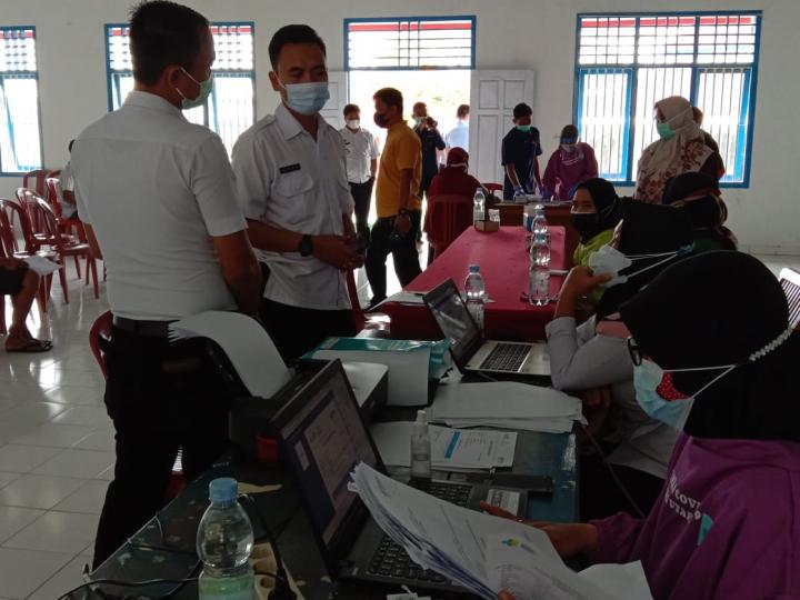Rutan Kelas IIB Kotabumi Gelar Kegiatan Vaksinasi Covid-19 Terhadap 200 Warga Binaan