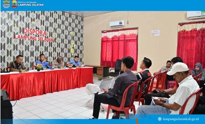 Pemkab Lampung Selatan Melalui Dispora Mempersiapkan Pelaksanaan Bupati Cup 2025 