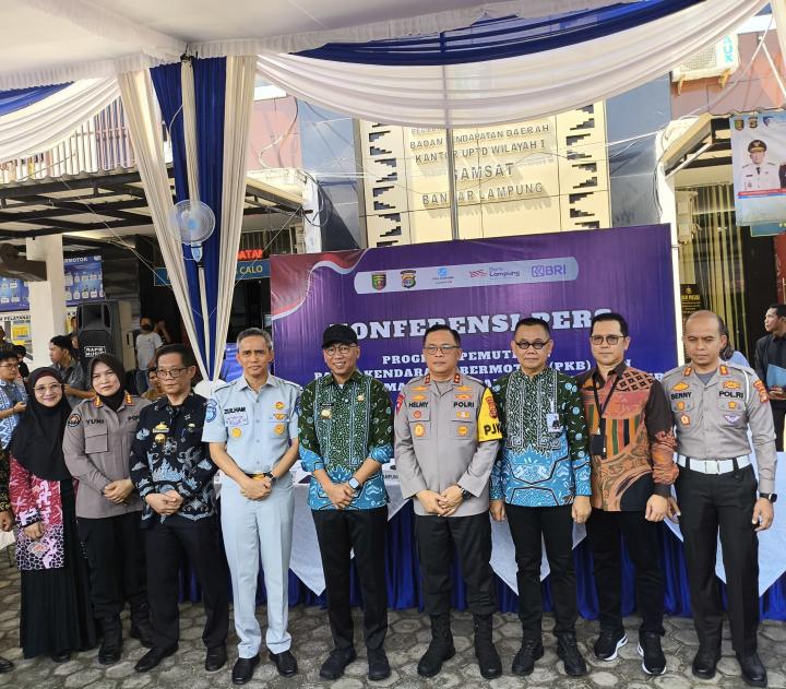 Pemprov Lampung Resmi Luncurkan Pemutihan Pajak Kendaraan, Bebas Denda dan BBNKB