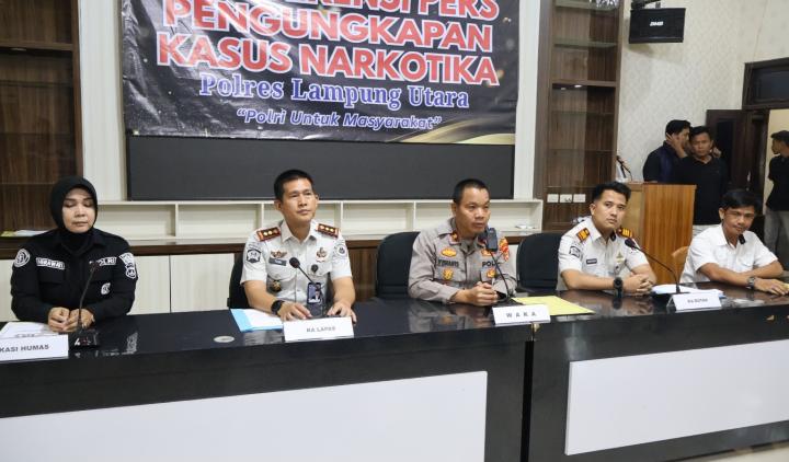 Baru 3 Bulan Bertugas, Petugas Rutan Kotabumi Tersandung Kasus Narkoba