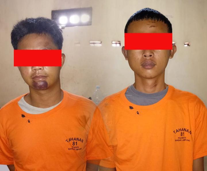 Dua Pelaku Curanmor di Bandar Lampung Nyaris Diamuk Massa, Polisi Amankan Senpi Rakitan