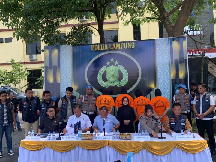 Modus Video Seks, Empat Warga Binaan Lapas di Lampung Jadi Tersangka Pemerasan