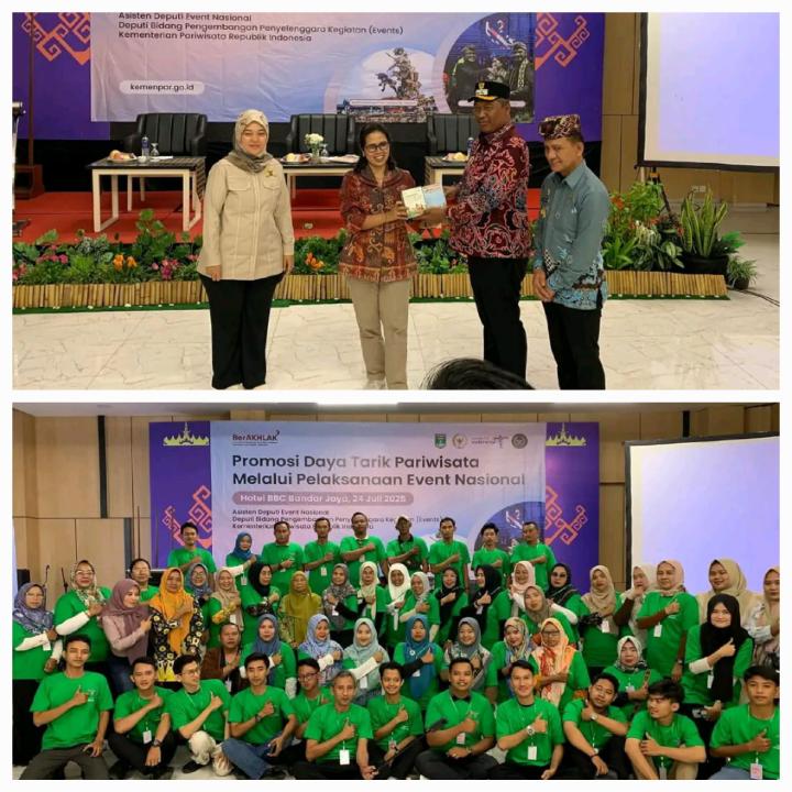 Wabup Komang Koheri Hadiri Promosi Pariwisata, Sinergikan Pusat dan Daerah untuk Kemajuan Lampung Tengah