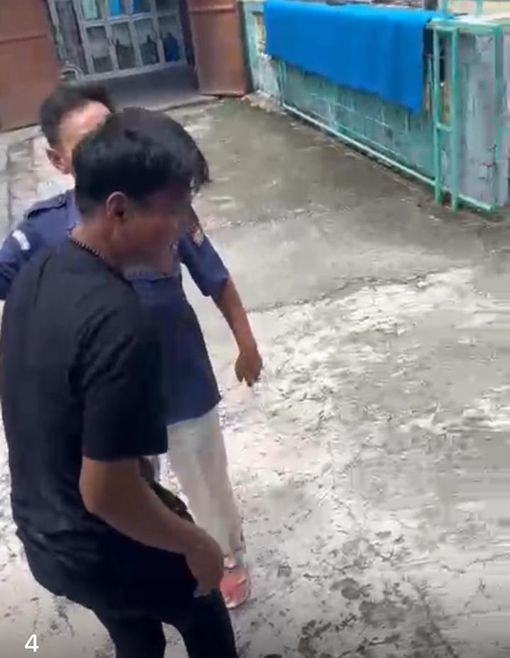 Aksi Penjambretan di Pasar Bandar Jaya di Amankan Dua prajurit Yonif TP 848/SPC 
