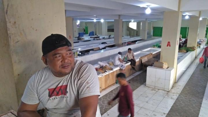 Pedagang Pasar Smep Keluhkan  Sepi Pengunjung, Harap Walikota Bandar Lampung Beri Solusi