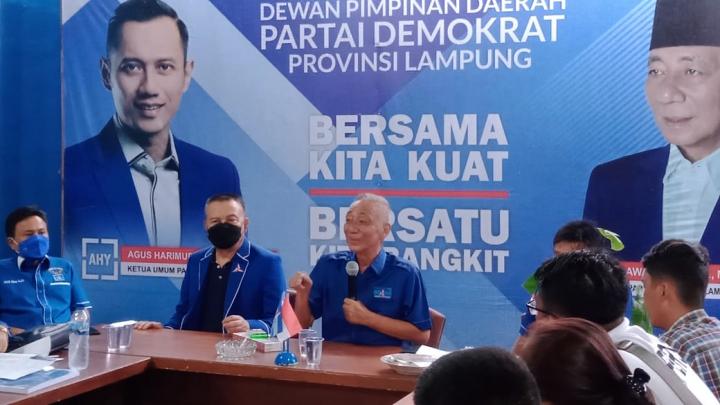 Mau Dilaporkan Calon Ketua DPC Ke Polda, Ini Jawaban Ketua Demokrat Lampung Edi Irawan