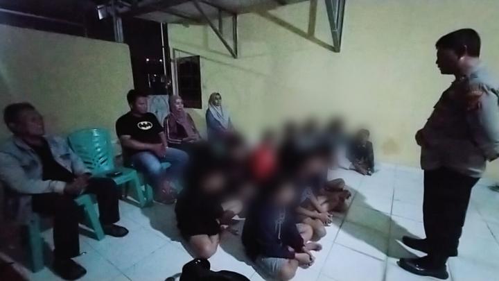 Cari Lawan Lewat IG, Tujuh Pelajar SMP Diamankan Polsek Sukarame