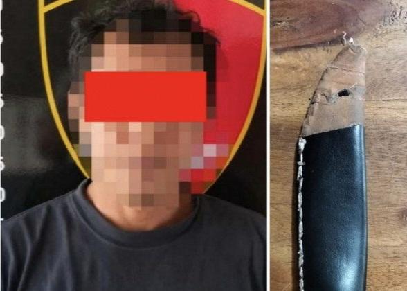 Datang ke Polsek Sebagai Saksi, Pria Ini Malah Ditangkap Karena Bawa Pisau