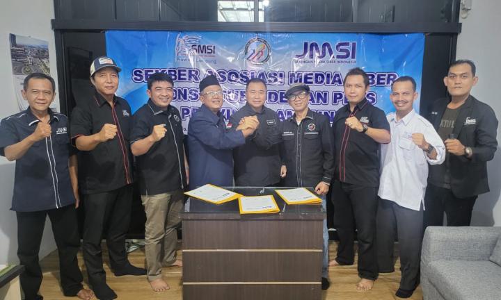 Hadapi Era Digital, Tiga Organisasi Media Siber Lampung Perkuat Sinergi
