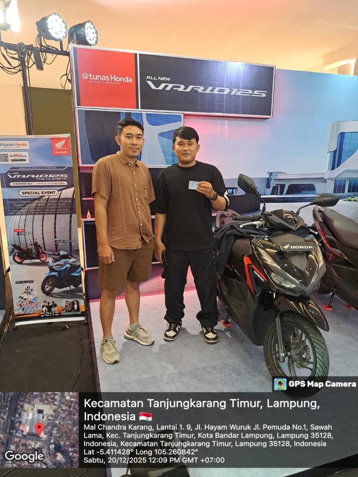 Astra Motor Natar Meriahkan Event All New Honda Vario 125 di Mall Chandra Karang