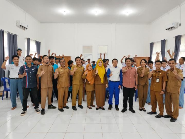 TDM Gelar Edukasi Safety Riding di SMKN 1 Trimurjo