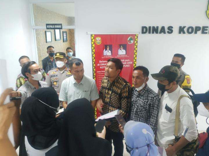 Polsek Teluk Betung Utara Lakukan Pengamanan Pertemuan Buruh Koperasi TKBM