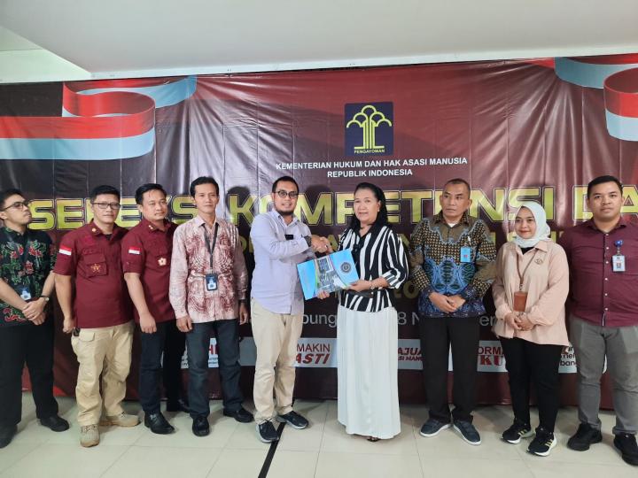 Pelaksanaan Terakhir SKD Bagi Calon ASN Kemenkumham Lampung di Hadiri Oleh Kepala Kantor Wilayah Kemenkumham Lampung Sorta Delima Lumbang Tobing  