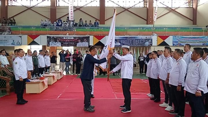 Taufik Hidayat Kukuhkan Pengurus KONI Tanggamus: Dorong Pembinaan Atlet Berkelanjutan